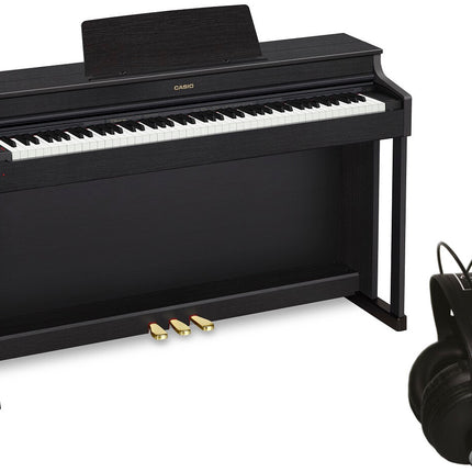Casio CELVIANO AP-470BK + AURICULARES QHP30-Piano digital-CASIO-Music Stage