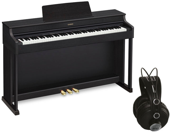 Casio CELVIANO AP-470BK + AURICULARES QHP30-Piano digital-CASIO-Music Stage