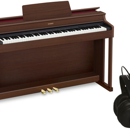 Casio CELVIANO AP-470BN + AURICULARES QHP30-Piano digital-CASIO-Music Stage