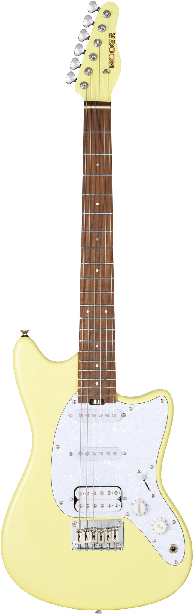 Mooer MLT10 CANDY YELLOW-Guitarra electrica cuerpo macizo-MOOER-Music Stage