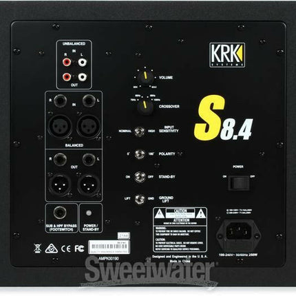 Krk S8.4-Monitor de Estúdio-KRK-Music Stage