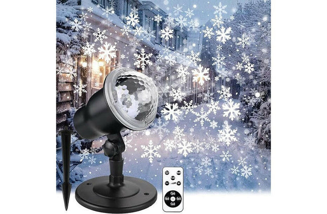 Projetor de Flocos de Neve LED-Leds natal-Creashine-Music Stage