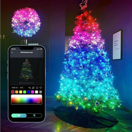 Leds Arvore de Natal Controlo Smartphone / Controlo Remoto - Especial Natal-Leds natal-ZWOOS-Music Stage