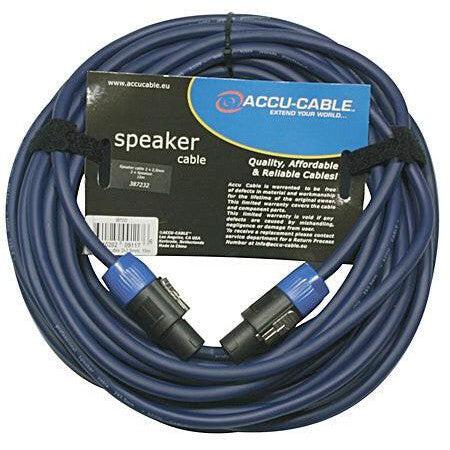 Cabo Speakon NL2 / Speakon NL2-Coluna-15mt - 2x2,5mm²-Fichas e cabos-Accu-Cable-Music Stage