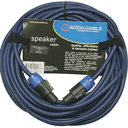 Cabo Speakon NL2 / Speakon NL2-Coluna-15mt - 2x2,5mm²-Fichas e cabos-Accu-Cable-Music Stage
