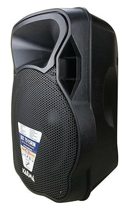 Coluna Activa 15" 350W máx USB/Bluetooth/FM/REC/VHF-Som e luz-Karma-Music Stage