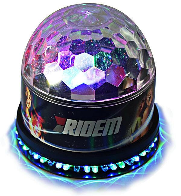 Projector Efeitos LED RGB 3x1W + 48 Led 5mm-Som e luz-Karma-Music Stage