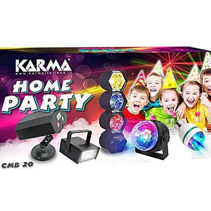 Kit Home Party - Projectores + Laser + Strob-Som e luz-Karma-Music Stage