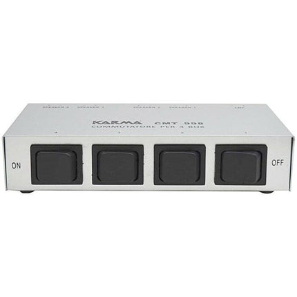 Comutador Audio 4 Pares Colunas 200W máx-Tv audio video-Karma-Music Stage