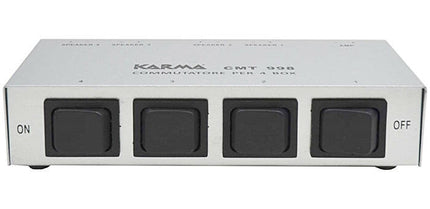 Comutador Audio 4 Pares Colunas 200W máx-Tv audio video-Karma-Music Stage