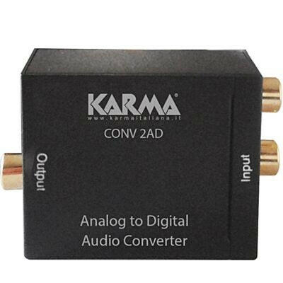 Conversor Audio Analógico(RCA) > Audio Digital(Coaxial/Tosl)-Conversores de Video-Karma-Music Stage