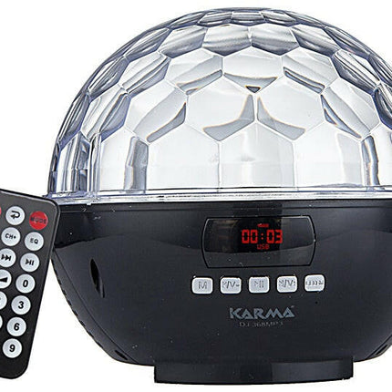 Bola de Efeitos LED 6x1W RGBWA USB/SD/MP3/BAT-Som e luz-Karma-Music Stage