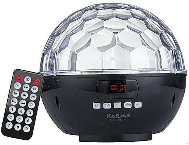 Bola de Efeitos LED 6x1W RGBWA USB/SD/MP3/BAT-Som e luz-Karma-Music Stage