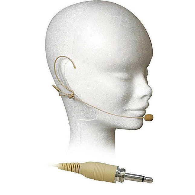 Microfone Headset - Cabeça Ficha 3,5 Mono - Creme-Som e luz-Karma-Music Stage