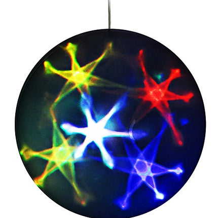 Bola de Efeitos 3D Estrelas 20cm-Som e luz-RIDEM-Music Stage
