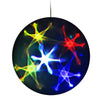 Bola de Efeitos 3D Estrelas 20cm