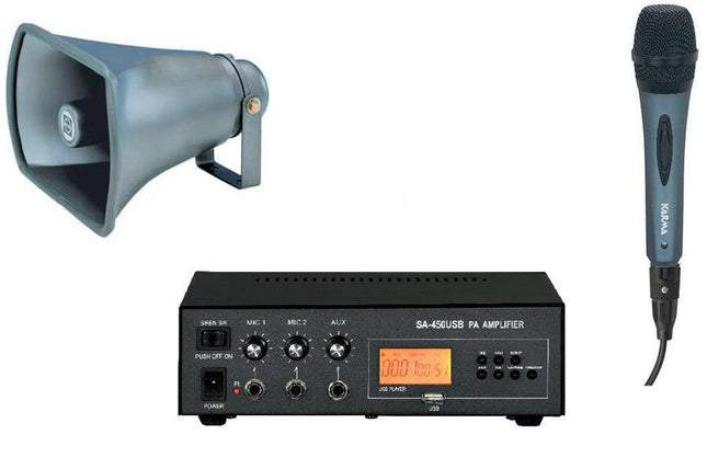 Kit de Amplificação 30W-Som e luz-Karma-Music Stage