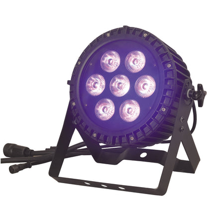 Projector Efeitos LED 7x 18W RGBW+UV DMX-Som e luz-Karma-Music Stage