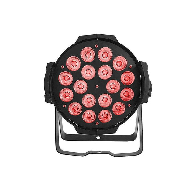 Projector Efeitos LED PAR 18x10W RGBW Quad DMX