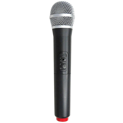 Microfone Mão s/ Fios UHF Anel Vermelho-Som e luz-Karma-Music Stage