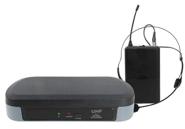 Microfone Headset - Cabeça s/ Fios + Receptor UHF 740-790MHz-Som e luz-Karma-Music Stage