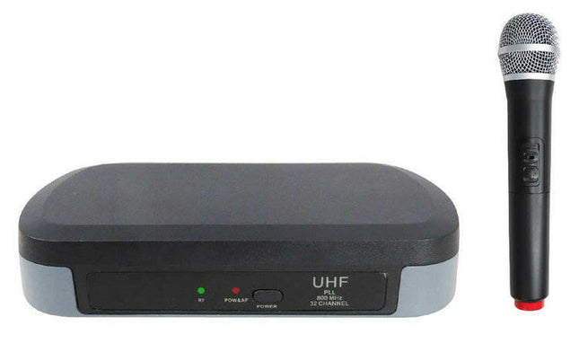 Microfone Mão s/ Fios + Receptor UHF 740-790MHz-Som e luz-Karma-Music Stage