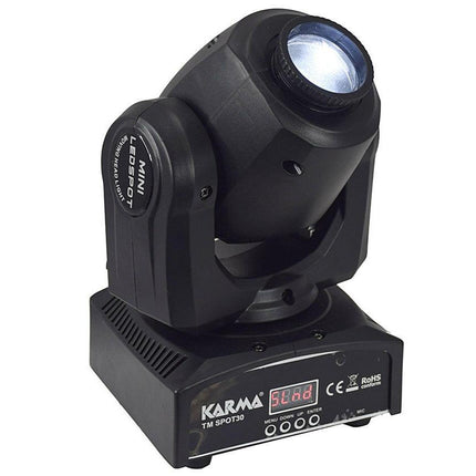 Robot LED Moving Head Spot 30W (7 Gobos+7 Cores)-Som e luz-Karma-Music Stage