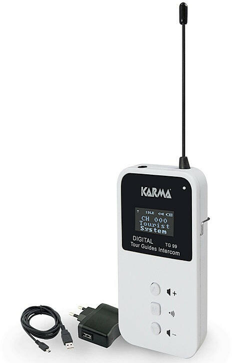 Intercomunicador UHF - 100 Canais / 50mt-Vigilancia e Seguranca-Karma-Music Stage