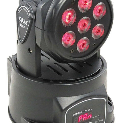 Robot LED Moving Head RGBW 7x10W DMX-Som e luz-Karma-Music Stage