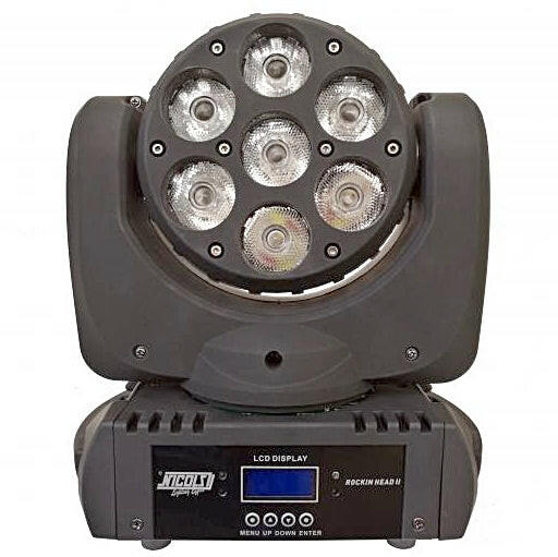 Robot LED Moving Head RGBW 7X10W-Som e luz-Nicols-Music Stage