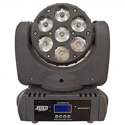 Robot LED Moving Head RGBW 7X10W-Som e luz-Nicols-Music Stage