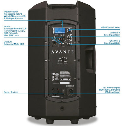 Coluna Activa 12" 1200W-Som e luz-ADJ-Music Stage