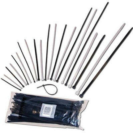 Abraçadeiras Nylon 2,5x200mm - Pretas (100 unid)-Apoio tacnicobricol-SMI-Music Stage