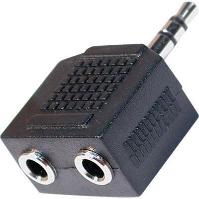 Adaptador 3,5 Macho ST / 2x3,5 Fêmea ST-Fichas e cabos-SMI-Music Stage