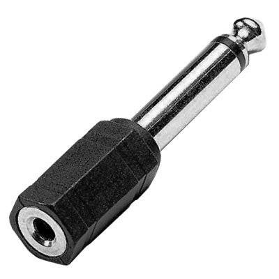 Adaptador 6,35 Macho Mono / 3,5 Fêmea Mono-Fichas e cabos-SMI-Music Stage