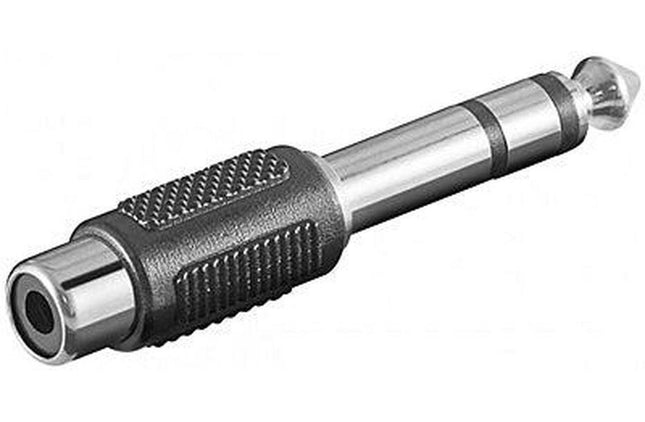 Adaptador 6,35 Macho ST / RCA Fêmea-Fichas e cabos-EDC-Music Stage