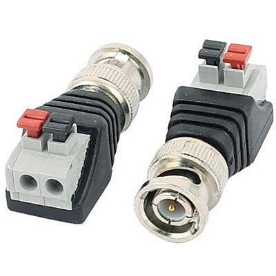 Adaptador BNC Macho/ Terminal Clip-Fichas e cabos-SMI-Music Stage