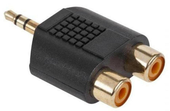 Adaptador Jack 3,5mm Macho Stereo -> 2x RCA Femea-Adaptador-Music Stage-Music Stage