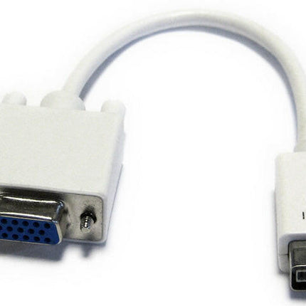 Adaptador Mini DVI Macho / VGA Fêmea 20cm-Fichas e cabos-SMI-Music Stage