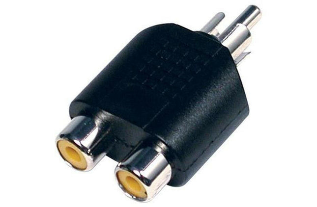 Adaptador RCA Macho -> 2x RCA Femea-Adaptador-Music Stage-Music Stage