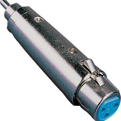 Adaptador RCA Macho / XLR Fêmea-Fichas e cabos-SMI-Music Stage
