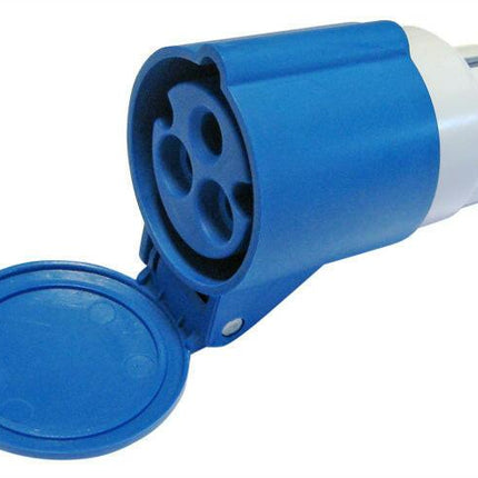 Adaptador Schuko Macho / CEE 3 Pinos Fêmea - 230V - 16A-Electricidade-SMI-Music Stage