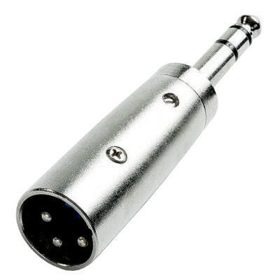 Adaptador XLR Macho / 6,35 Macho ST-Fichas e cabos-Emelec-Music Stage