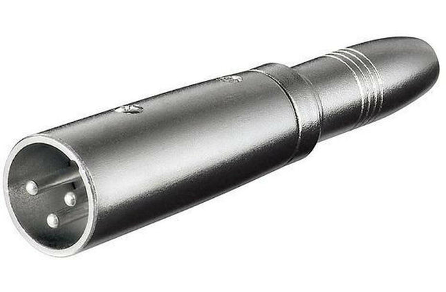 Adaptador XLR Macho - Jack 6,3mm Femea Mono-Adaptador-Music Stage-Music Stage