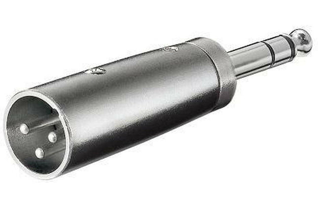 Adaptador XLR Macho - Jack 6,3mm Macho Stereo-Adaptador-Music Stage-Music Stage