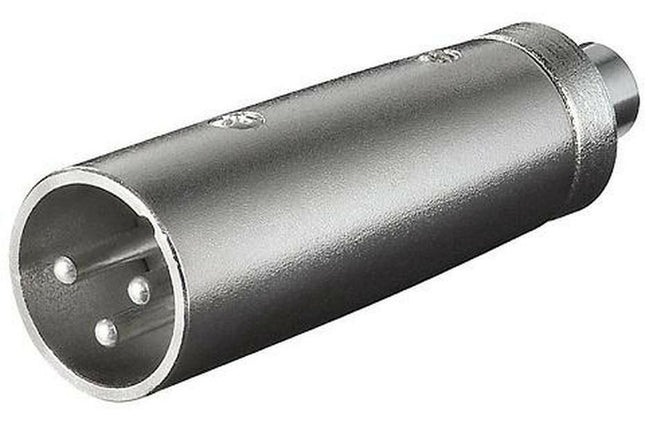 Adaptador XLR Macho - RCA Femea-Adaptador-Music Stage-Music Stage