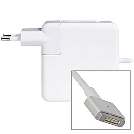 Transformador AC230V/DC16,5V 3,65A 60W-Ficha Magsafe2 p/Apple-Energia-SMI-Music Stage