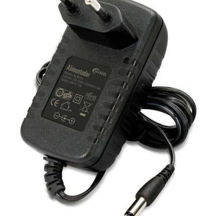 Transformador AC230V/DC24V 1A 24W - Ficha 2,1-Energia-Nimo-Music Stage