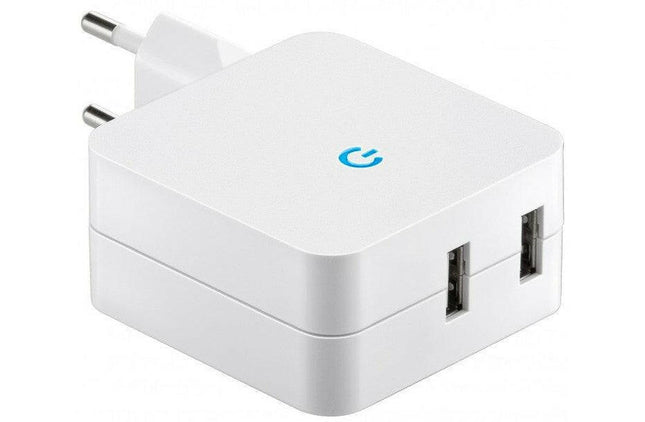 Transformador AC230V/DC5V 4,2A 2xUSB-Alimentadores-Goobay-Music Stage