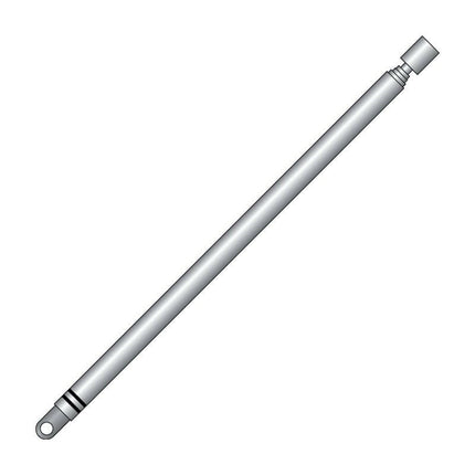 Antena FM Telescópica - Diam: 6mm Comp: 176 a 703mm-Tv audio video-SMI-Music Stage